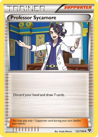 Professor Sycamore (122) Reverse Holofoil - XY Base Set