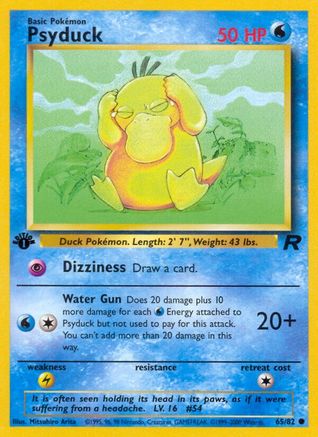 Psyduck (65) 1st Edition - Team Rocket