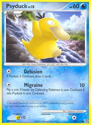 Psyduck (100) Reverse Holofoil - Secret Wonders