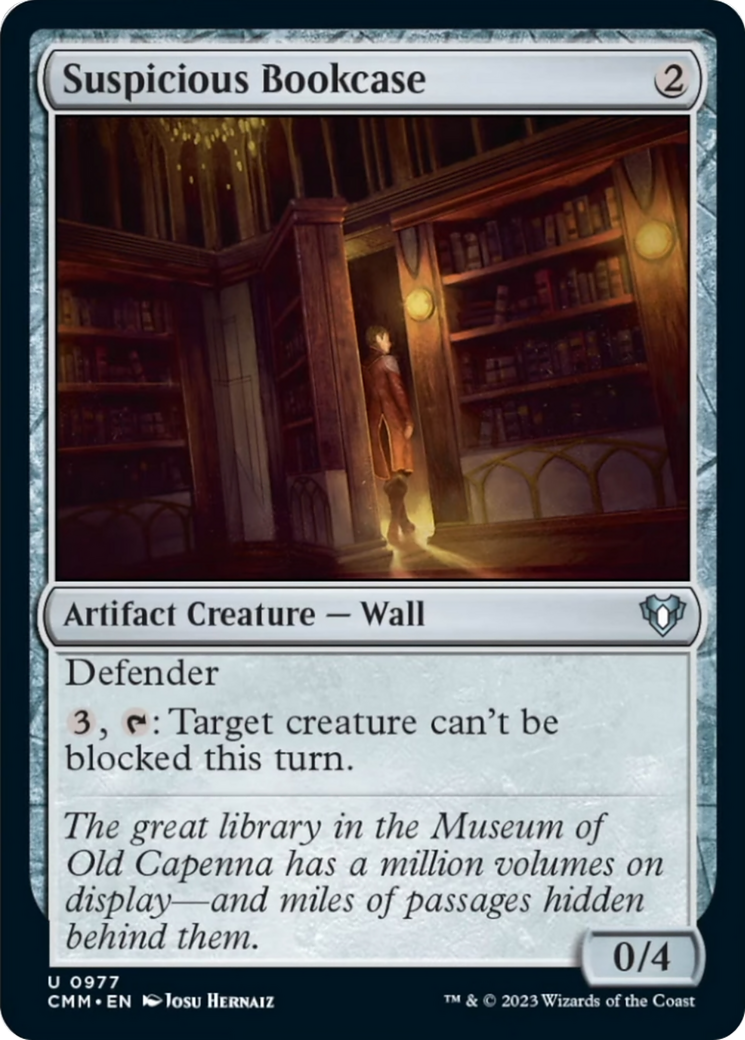 Suspicious Bookcase [Commander Masters] | Silver Goblin