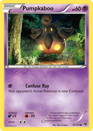 Pumpkaboo (56) Reverse Holofoil - XY Base Set