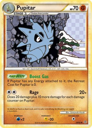 Pupitar (38) Reverse Holofoil - Unleashed