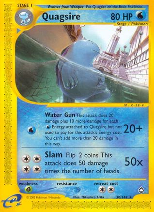 Quagsire (30) Reverse Holofoil - Aquapolis