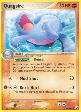Quagsire (44) Reverse Holofoil - Unseen Forces