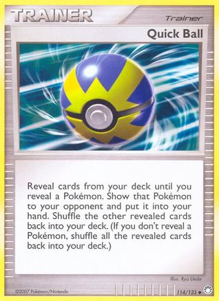 Quick Ball (114) Reverse Holofoil - Mysterious Treasures