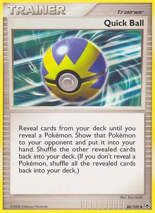 Quick Ball (86) Reverse Holofoil - Majestic Dawn