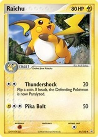 Raichu (51) Reverse Holofoil - Holon Phantoms