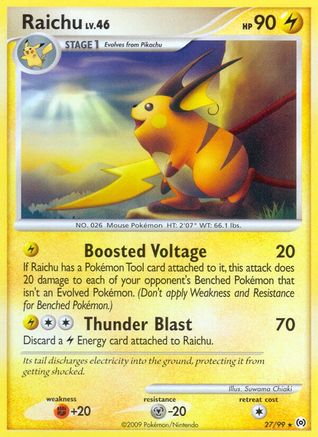 Raichu (27) Reverse Holofoil - Arceus