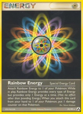 Rainbow Energy (81) Reverse Holofoil - Legend Maker
