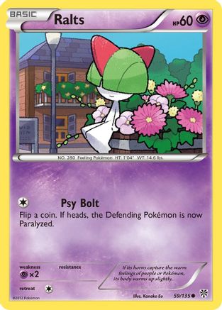 Ralts (59) Reverse Holofoil - Plasma Storm