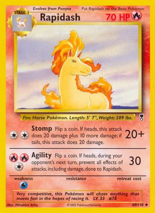 Rapidash (60) Reverse Holofoil - Legendary Collection