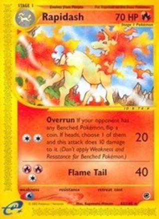Rapidash (62) (62) Reverse Holofoil - Expedition