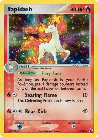 Rapidash (13) Reverse Holofoil - FireRed & LeafGreen