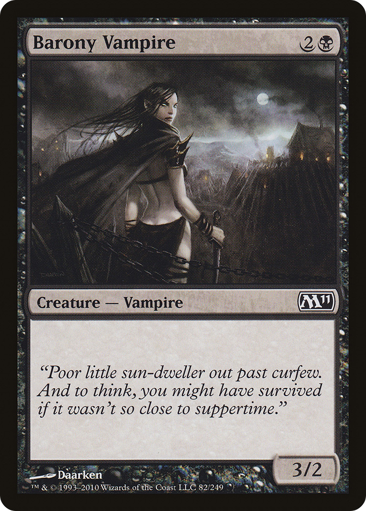 Barony Vampire [Magic 2011] Foil
