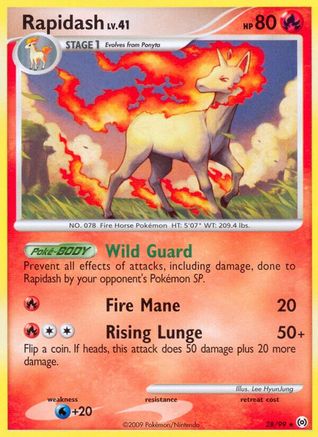 Rapidash (28) Reverse Holofoil - Arceus