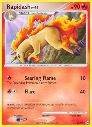 Rapidash (47) Reverse Holofoil - Arceus