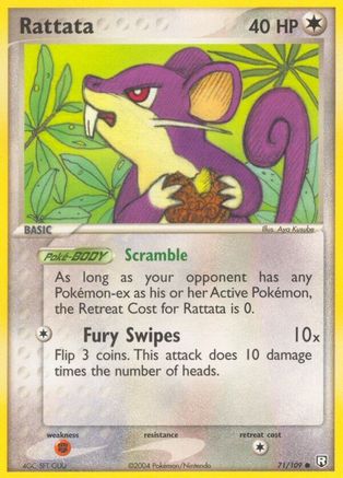 Rattata - 071/109 (71) Reverse Holofoil - Team Rocket Returns