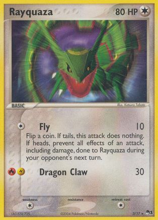 Rayquaza (3) Holofoil - POP Series 1