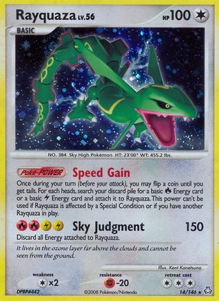 Rayquaza (14) Reverse Holofoil - Legends Awakened