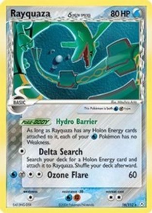 Rayquaza - 016/110 (Delta Species) (16) Reverse Holofoil - Holon Phantoms
