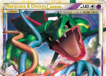 Rayquaza & Deoxys Legend (Top) (89) Holofoil - Undaunted