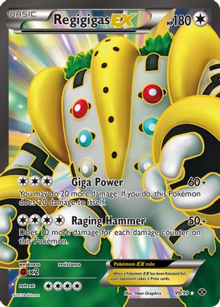 Regigigas EX (Full Art) (99) Holofoil - Next Destinies