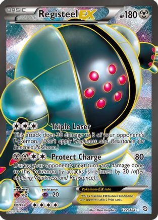 Registeel EX (Full Art) (122) Holofoil - Dragons Exalted