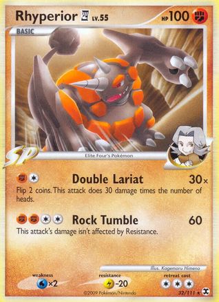 Rhyperior E (32) Reverse Holofoil - Rising Rivals