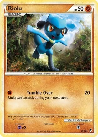 Riolu (50) Reverse Holofoil - Call of Legends