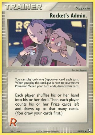 Rocket's Admin. (86/109) [EX: Team Rocket Returns] | Silver Goblin