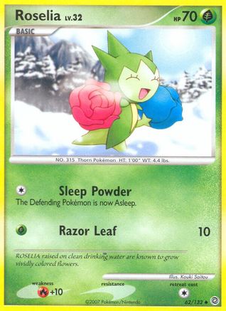 Roselia (62) Reverse Holofoil - Secret Wonders