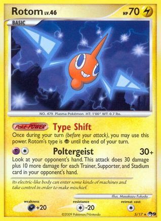 Rotom (5) Holofoil - POP Series 9