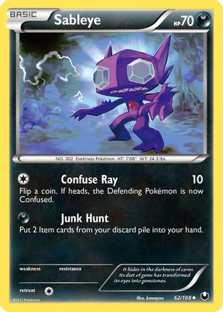 Sableye (62) Reverse Holofoil - Dark Explorers