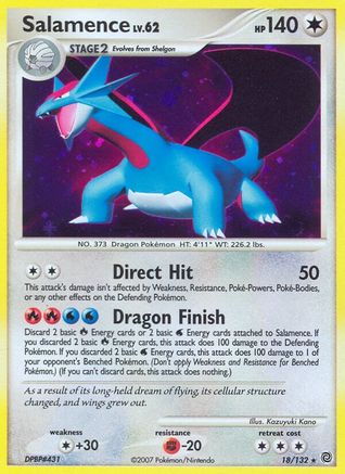 Salamence (18) Reverse Holofoil - Secret Wonders