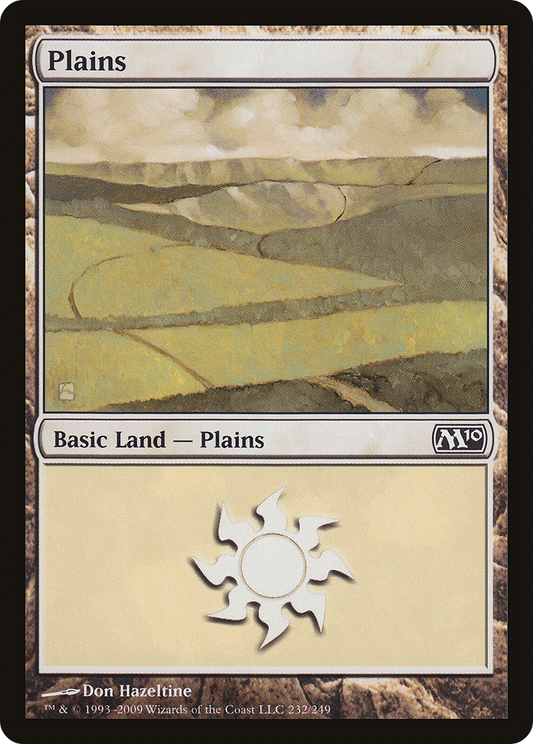 Plains (232) [Magic 2010] Foil