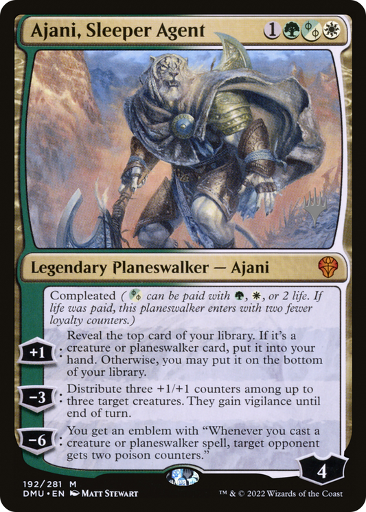 Ajani, Sleeper Agent (Promo Pack) [Dominaria United Promos]
