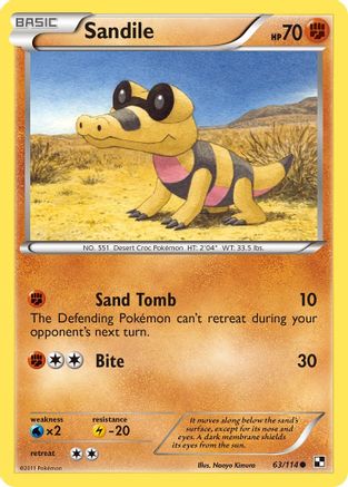 Sandile (63) Reverse Holofoil - Black and White