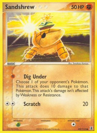 Sandshrew (82) Reverse Holofoil - Delta Species