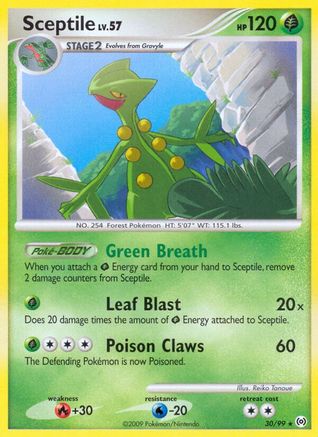 Sceptile (30) Reverse Holofoil - Arceus