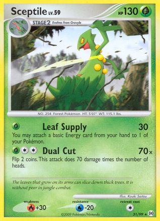 Sceptile (31) Reverse Holofoil - Arceus