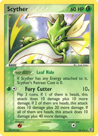 Scyther (29) Reverse Holofoil - FireRed & LeafGreen