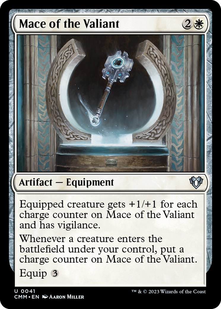 Mace of the Valiant [Commander Masters] Foil