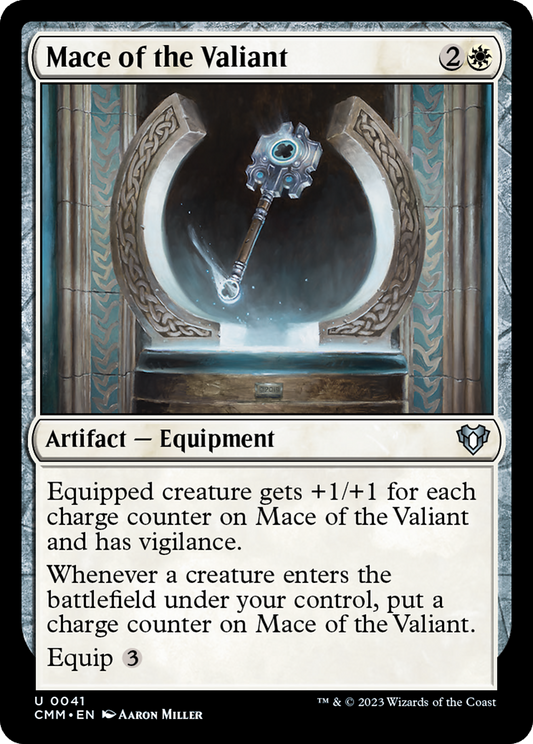 Mace of the Valiant [Commander Masters] Foil