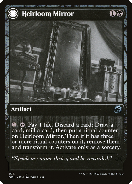 Heirloom Mirror // Inherited Fiend [Innistrad: Double Feature] Foil