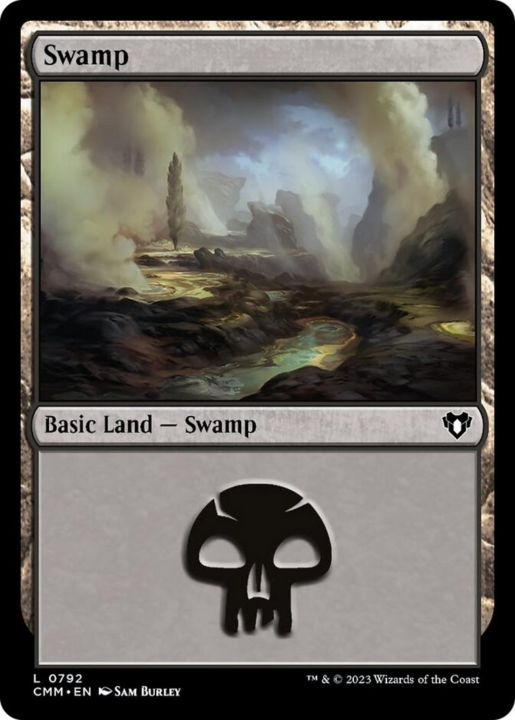 Swamp (792) [Commander Masters] | Silver Goblin