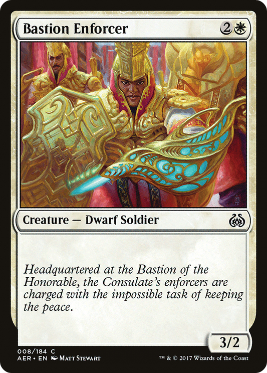 Bastion Enforcer [Aether Revolt] Foil