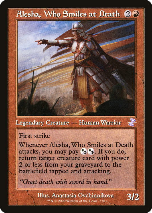 Alesha, Who Smiles at Death (Timeshifted) [Time Spiral Remastered] Foil