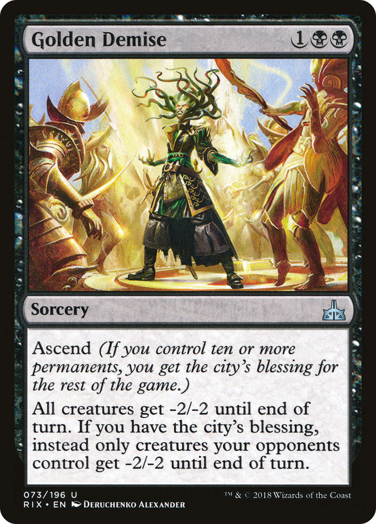 Golden Demise [Rivals of Ixalan] Foil