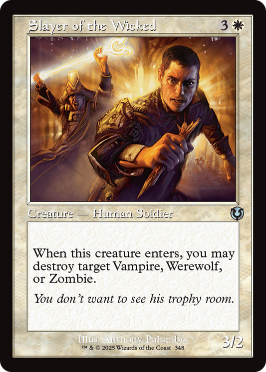 Slayer of the Wicked (Retro Frame) (348) - Innistrad Remastered