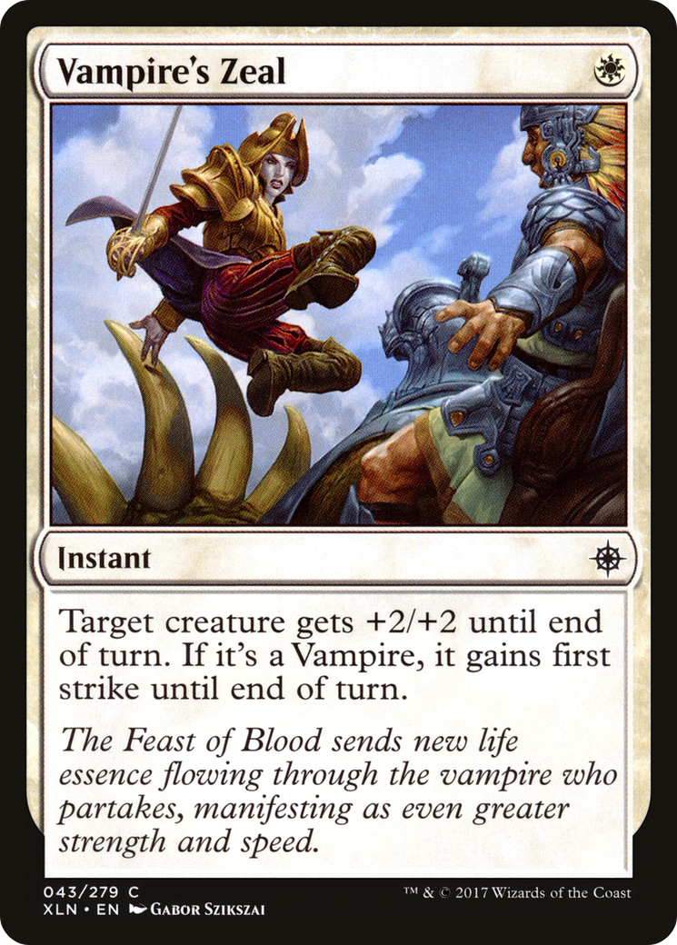 Vampire's Zeal (043) Foil - Ixalan